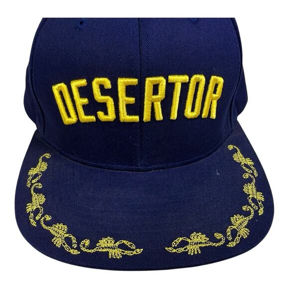 UNDEFEATED Hat SnapBack Blue Desertor Scorpions Embroidered Baseball Cap - Picture 4 of 11